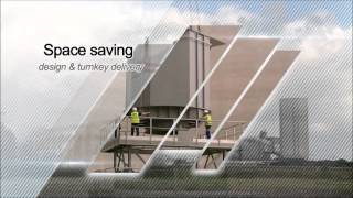 Introduction to coal storage in a Eurosilo at the coal fired power plant in Lünen Germany