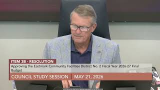 Council Study Session - 5/21/2026