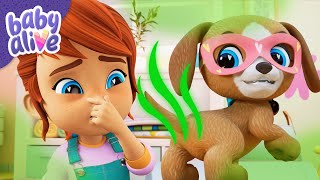 Charlie kämpft mit einem mysteriösen Gestank  🌈 BRANDNEUE Baby Alive Episode