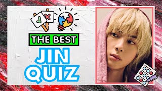 THE ULTIMATE JIN (BTS) GAME! ARE YOU A REAL ARMY? 25 QUESTIONS IN THIS GAME! | KPOP QUIZ #186