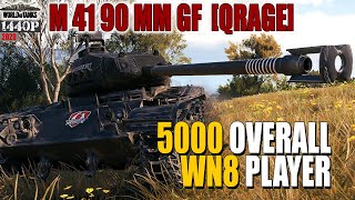 M 41 90 mm GF: 5000 overall wn8 player [QRAGE]