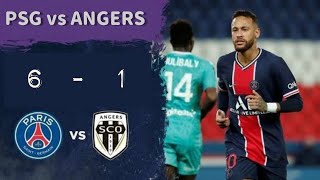 PSG vs Angers 6 - 1 $ Highlight All Goal Extended 2021