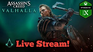 🔴 Assassins' Creed Valhalla Quests - Live Playthrough Gameplay 🔴 🎮 Xbox Series X & PS5 🎮 👉🏽1440p60👈🏽