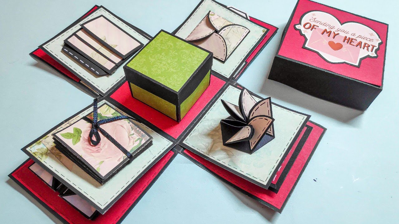 Explosion Box Cards Tutorial Explosion Box Card Svg Xncuc