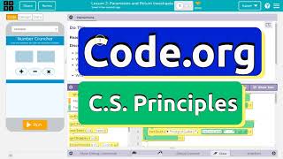 Code.org Lesson 2.1 Parameters and Return Investigate | Tutorial with Answers | Unit 7