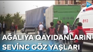 Onların həsrəti bitdi: yurdlarına köçən insanlar sevinc göz yaşlarını saxlaya bilmədilər