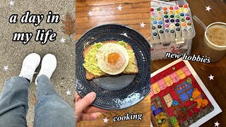 a day in my life! what i've been reading + cook with me