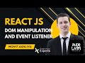 DOM Manipulation and Event Listener | React JS Masterclass #28