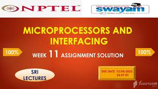 🔥100%🔥 💥WEEK 11💥 MICROPROCESSORS AND INTERFACING ASSIGNMENT SOLUTION🔥🔥 💥100%💥