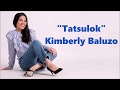 TATSULOK (Bamboo) | Kimberly Baluzo cover (Lyric Video)