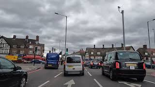 London - East Acton - Old Oak Common - Relaxing Drive - 4K