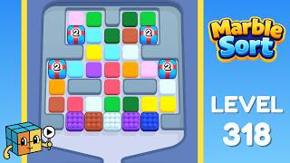 Marble Sort Level 318 Walkthrough Solution