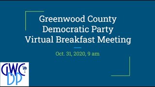 GWCDP Virtual Breakfast Meeting 20201031 01 By the Numbers