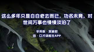 我见青山多妩媚 料青山见我应如是 原文朗诵朗读赏析翻译|辛弃疾古诗词