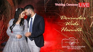 WEDDING CEREMONY OF DEVINDER ❤️ HAMITA || SANJEEV PHOTOGRAPHY +919915847850