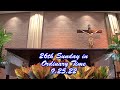 26th Sunday in Ordinary Time - September 25, 2022 - St. Michael Parish