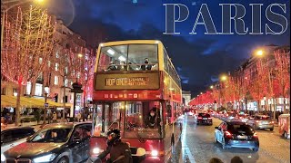 🇫🇷[4K] WALK IN PARIS "AVENUE DES CHAMPS-ÉLYSÉES" (EDITED VERSION) 04/01/2022
