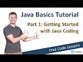 [1/9] Java Basics Tutorial – Getting Started with Java