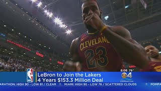 LeBron James Signs With Lakers