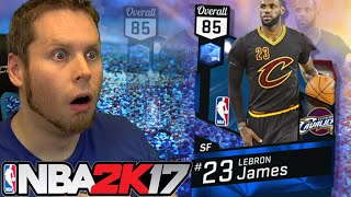 PACKS ARE LIT NBA 2K17 !!! OMG I PULLED LEBRON!