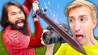 YouTube Video Challenge! Spy Ninjas Teach PZ9 How To Make DIY Funny Movies for Best Friends at Home