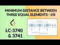 Minimum Distance Between Three Equal Elements I and II- Leetcode 3740 / Leetcode 3741| Java | Hindi