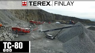 TEREX FINLAY 自走式コンベア　TC-80【国内総代理店：株式会社栗本鐵工所】