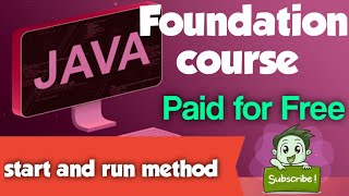 Threads - Start and Run methods in multithreading #codewithus code with us java tutorials