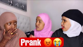 (prank) SHUSHU ABDALLA  KUSAMENAY RIYAQ IYO XAYAD KAJAL  XANAQDAY😭