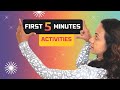 Maximize Your First Five Minutes: 15 Class Opening Ideas