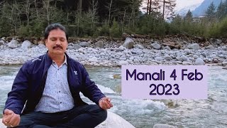 पानी के ध्वनि के साथ ध्यान // Manali peaceful vibes