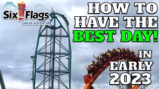 How to Have the BEST Day at Six Flags Great Adventure in Early 2023!