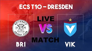 🔴BRI vs VIK Live T10 Dresden 2021 | BRI vs VIK Live Score | VIK vs BRI Germany T10 Live