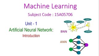 Artificial Neural Network-Machine Learning-Unit-1-15A05706