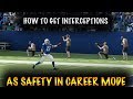 How To Get Interceptions As A Safety In Career Mode - Madden NFL 20 Tips