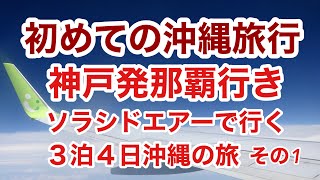 初めての沖縄旅行-神戸空港からソラシドエアーで沖縄那覇へ３泊４日で行って来ました！