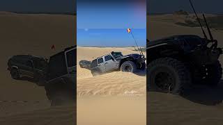 Jeep snatched on Sand Dune! 😂 #shorts