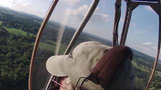 Short flight showing the two approaches to 7VG0 (Warrenton Air Park)