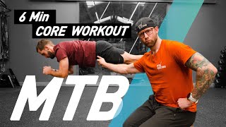MTB Follow-along CORE Workout. 6 minutes to become a better rider.