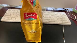 Loacker Quadratini Cheese Flavor Wafer Cubes Review