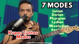 Penjelasan 7 MODES GITAR (C MAJOR) & Cara Mengaplikasikan - Rahasia Jago Gitar