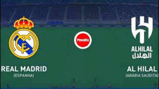 REAL MADRID (ESPANHA) x AL-HILAL (ARÁBIA SAUDITA) DECISÃO DE PÊNALTIS FINAL SIMULAÇÃO NO FIFA 23