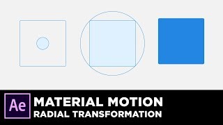 Material Design Motion - Radial Animation in After Effects Tutorial