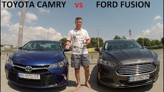 Что купить Toyota Camry или Ford Fusion?| Тест Драйв Тойота и Форд