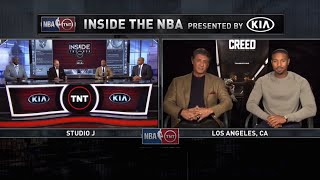 [Ep. 05/15-16] Inside The NBA (on TNT) Full Episode –Movie Creed Cast, Stallone & Michael B. Jordan