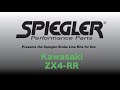 Spiegler Performance Parts Brake Line Kits for the ZX4-RR