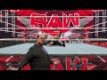 John Cena vs Roman Reigns Monday Night RAW WWE 2K 24 Gameplay