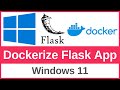 How to Build a Docker Image for a Flask App and Run It on Your System | Step-by-Step Guide