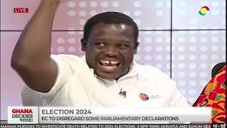 NDC MP takes on EC over re-collations, accusing the commission of ‘double standard’ |The Key Points