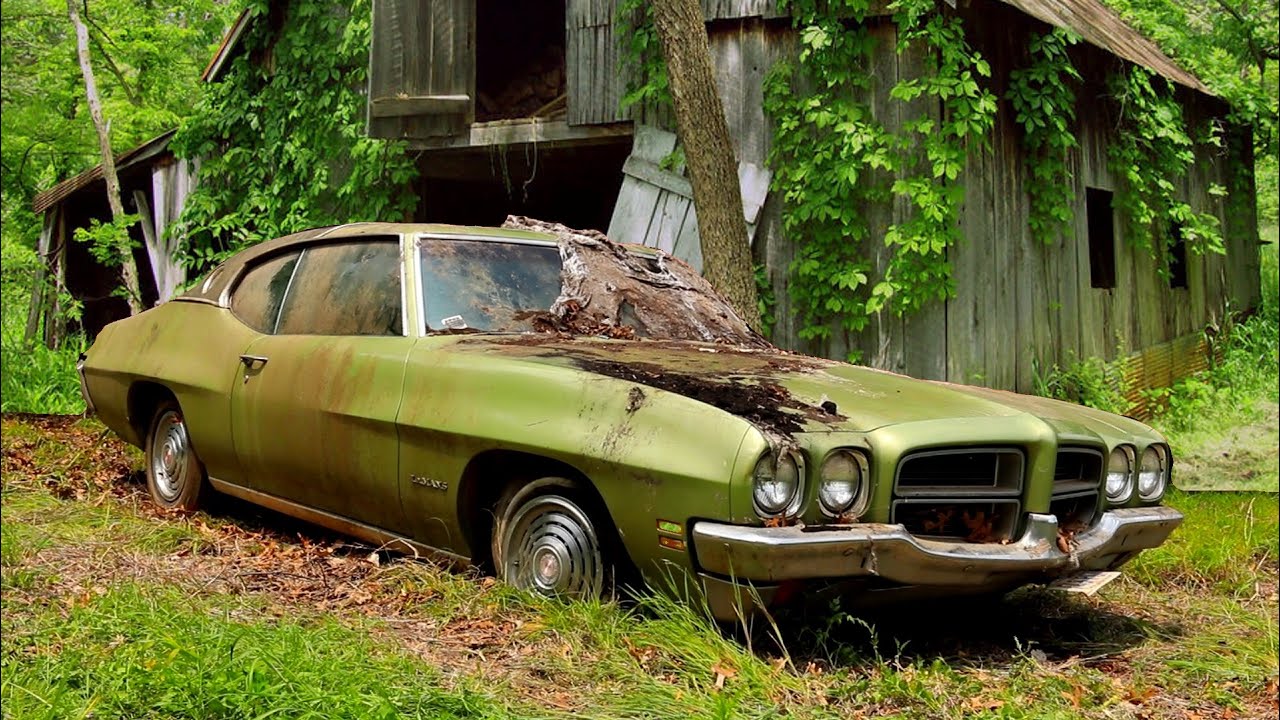 Forgotten Muscle Car Rescued From Collapsing Barn | 1972 Pontiac LeMans | RESTORED